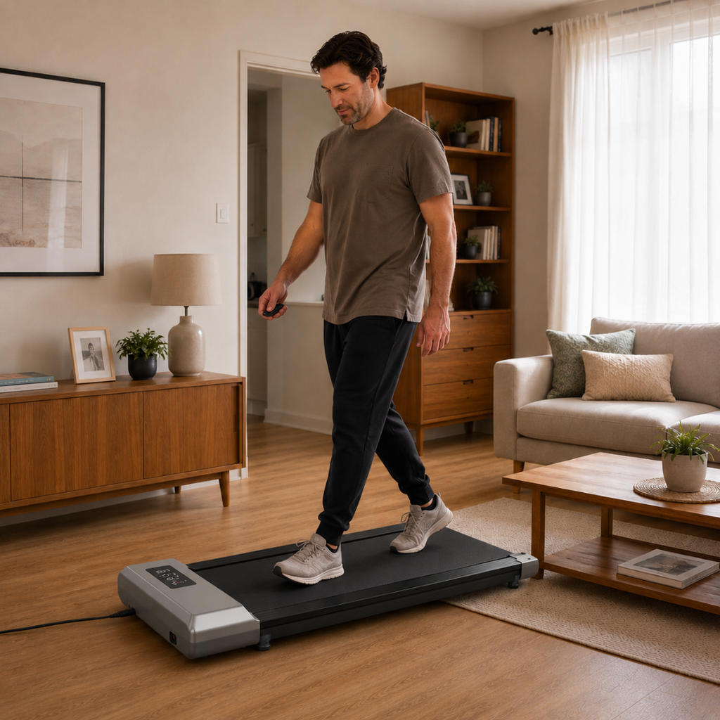 Tapis de marche/course connecté ultra compact