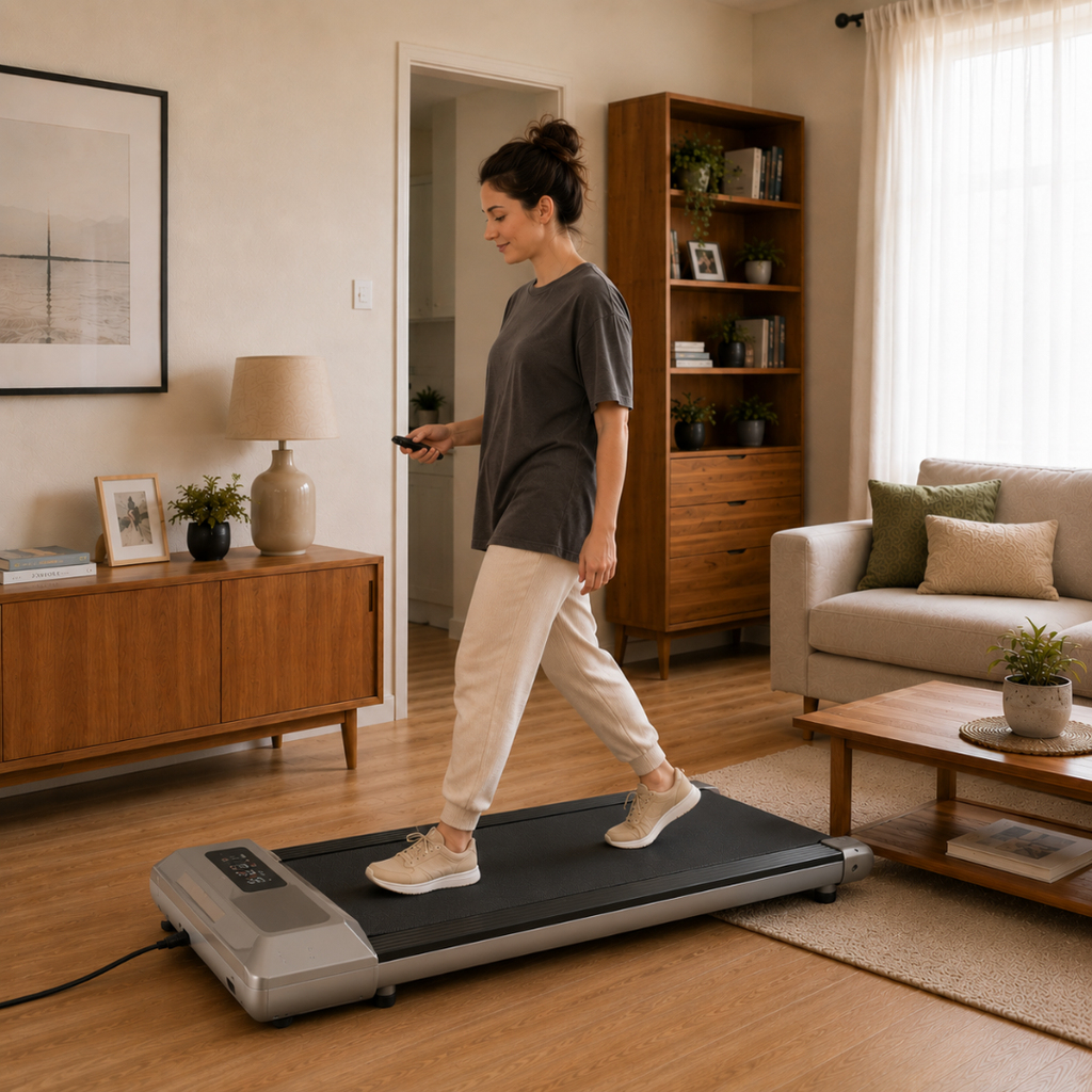 Tapis de marche/course connecté ultra compact
