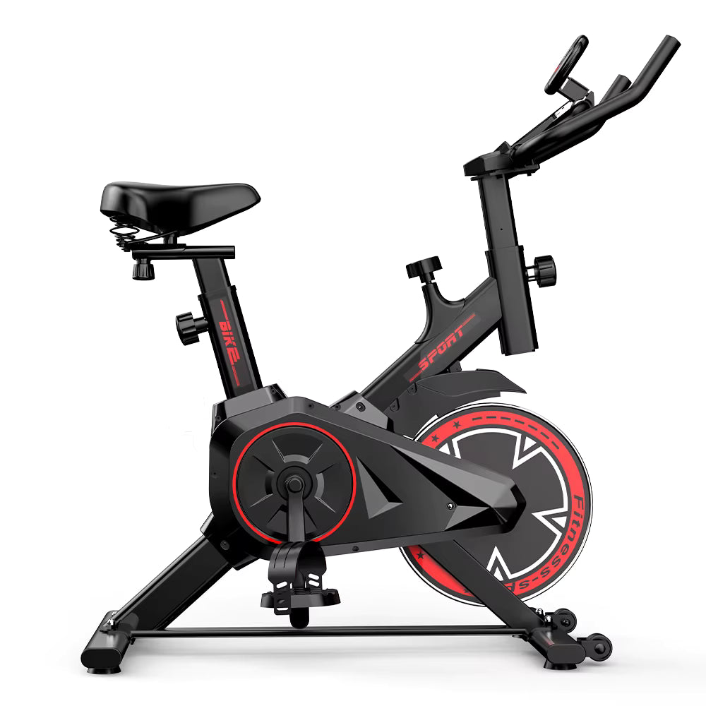 Vélo d'intérieur avec Résistance Réglable & Écran LCD